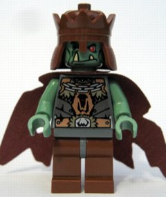 Cas420 Fantasy Era - Troll King with Reddish Brown Crown