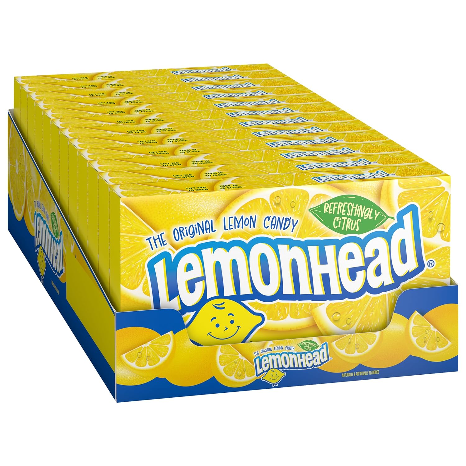 Lemonhead Lemon Candy 5 ounce 12 count theater box