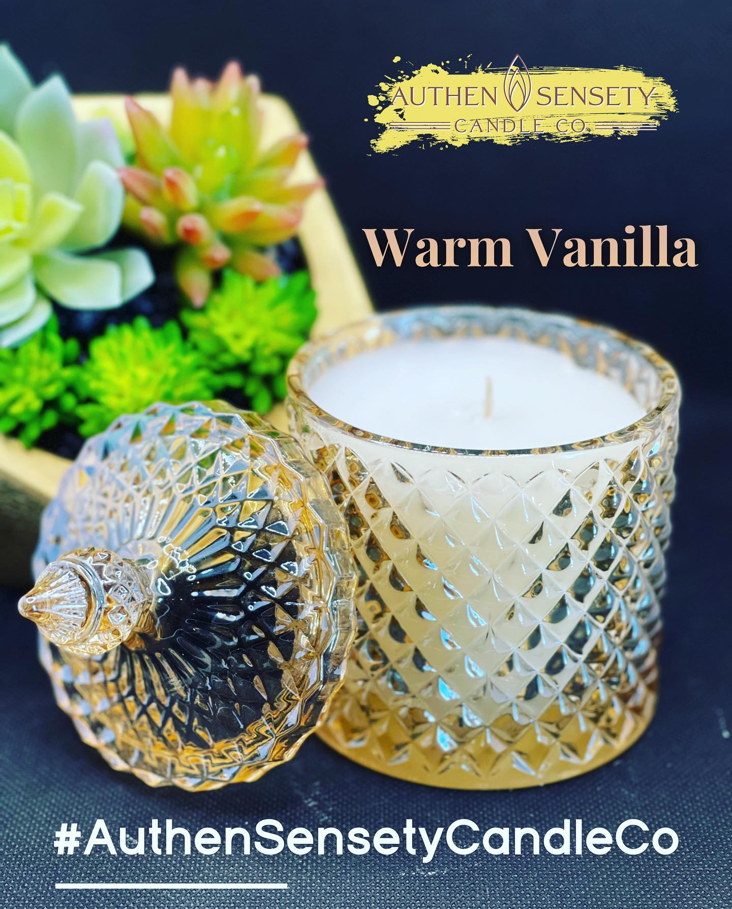 "Warm Vanilla" - Amber Premium Container