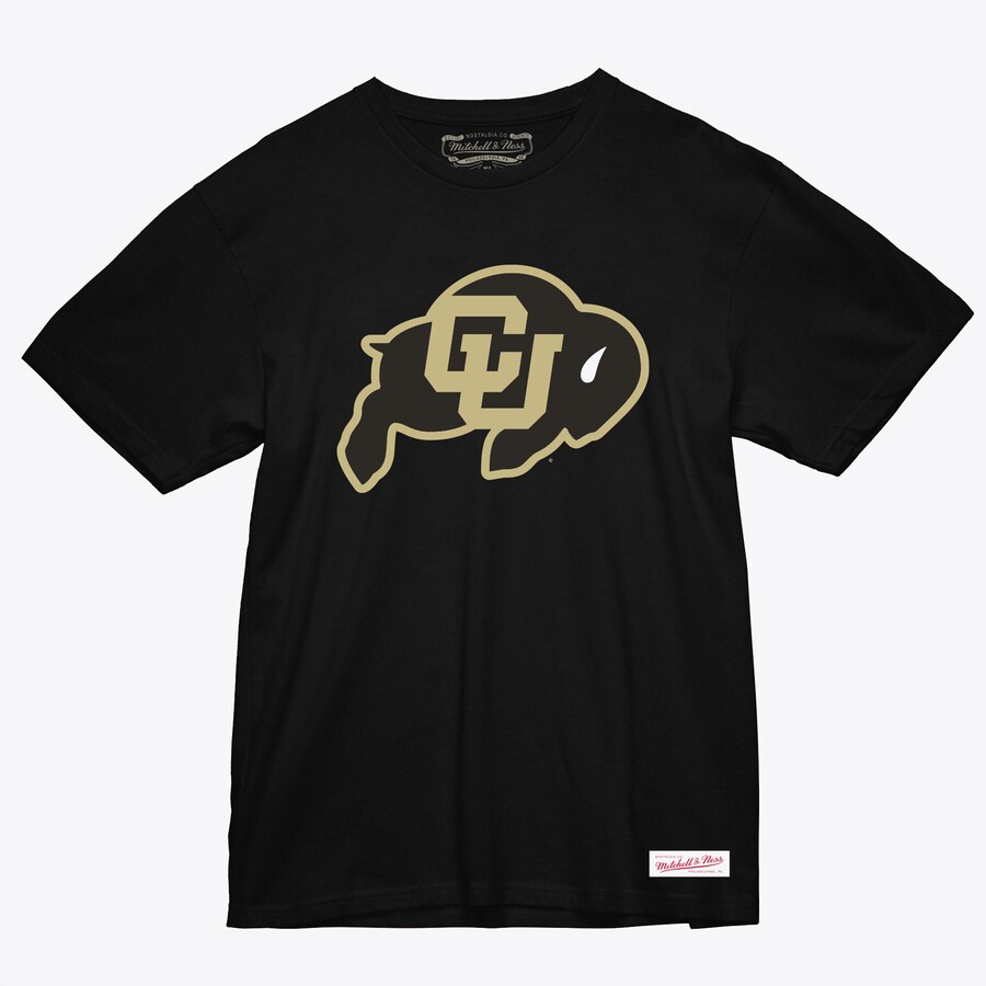 Colorado Buffaloes Black Mitchell and Ness Primary Logo Shirt