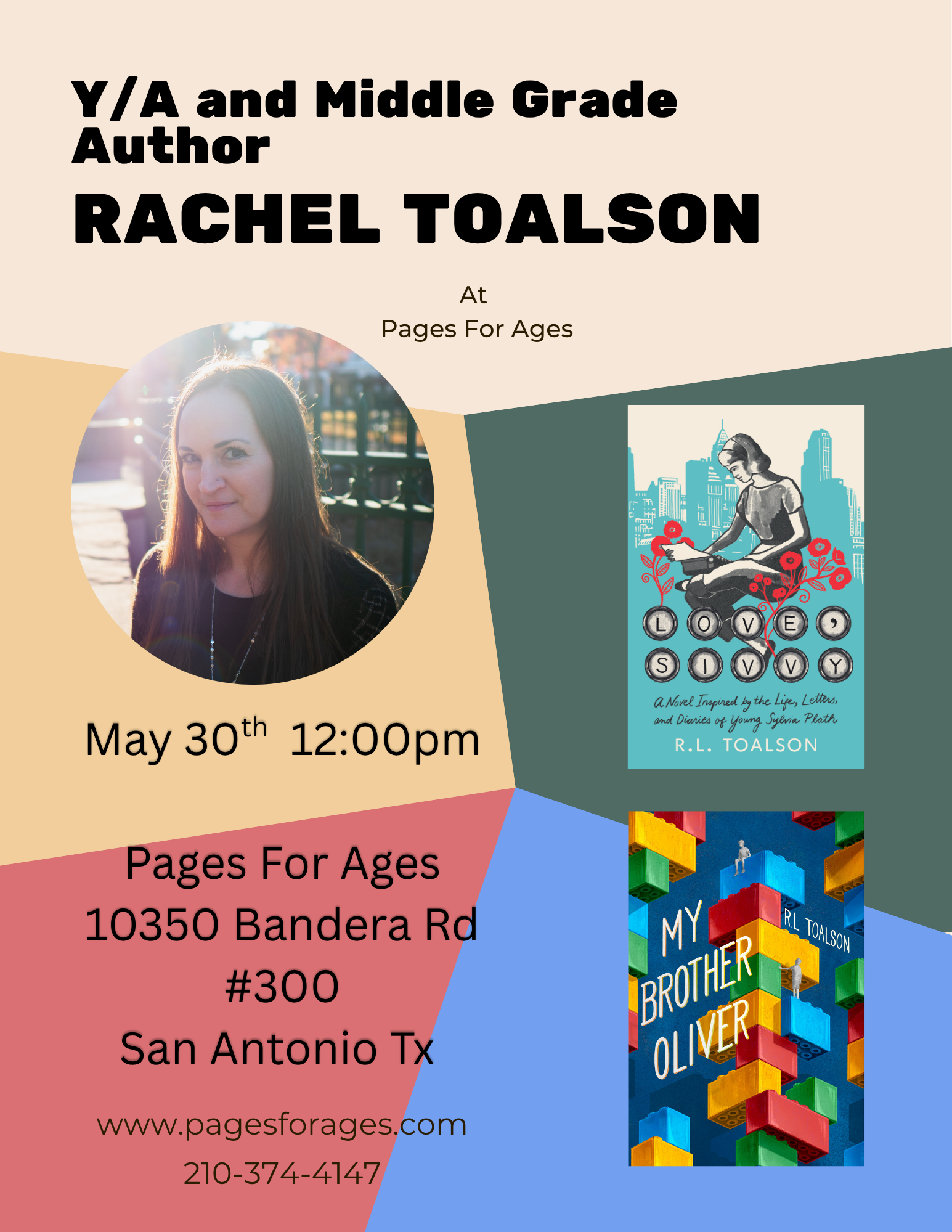 Y/a Author Signing With Rachel Toalson