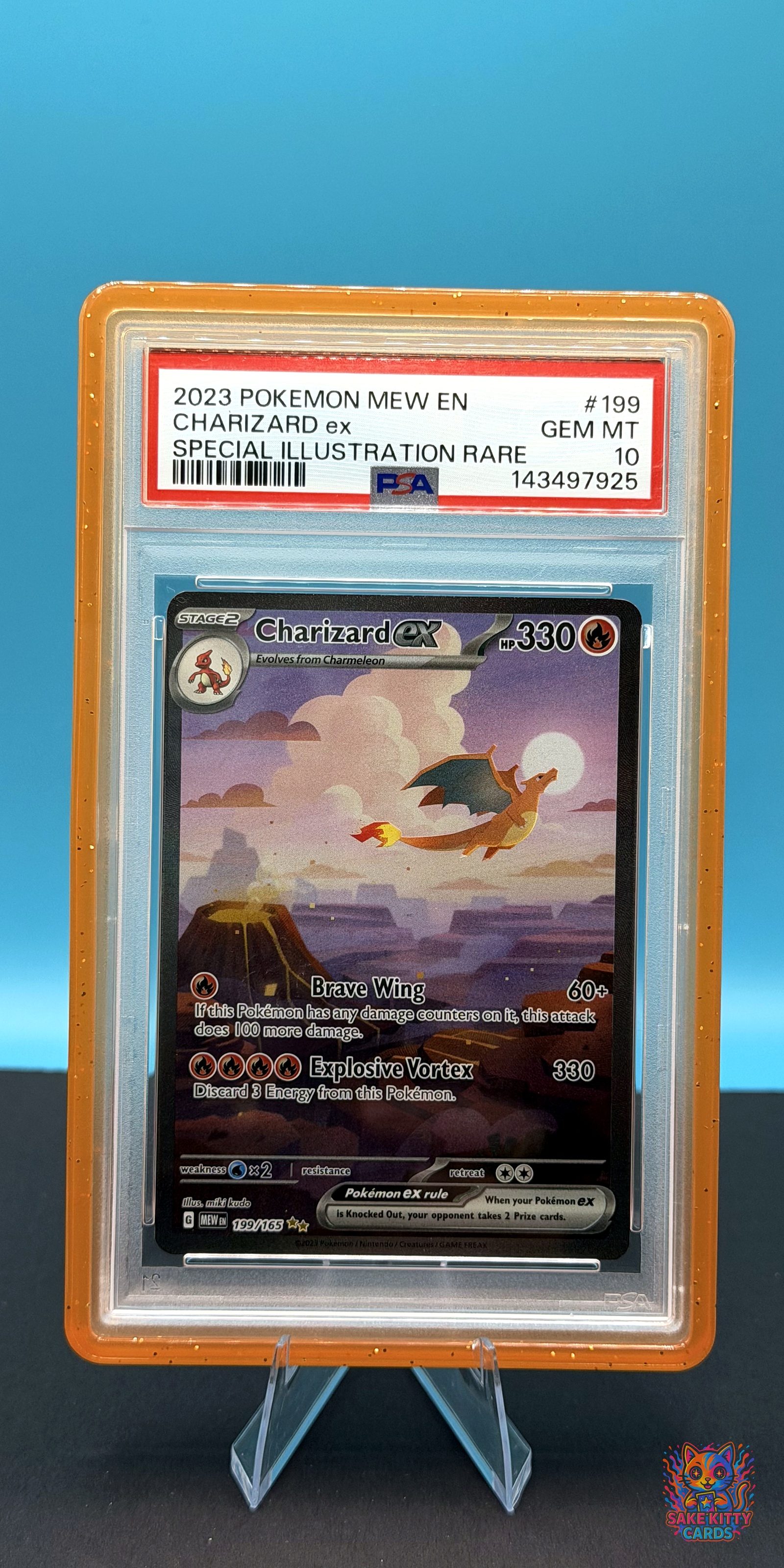 PSA 10 2023 SV: Scarlet & Violet 151 Charizard ex #199/165