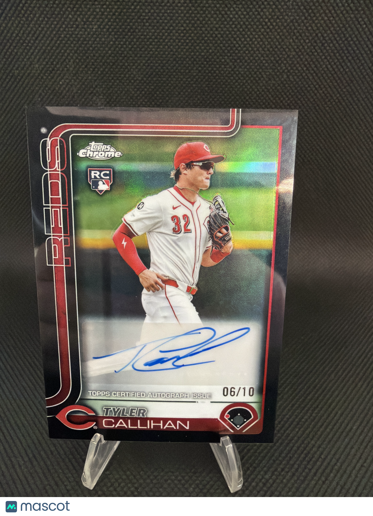 2025 Topps Chrome Tyler Callihan #AC-TC Black /10 RC