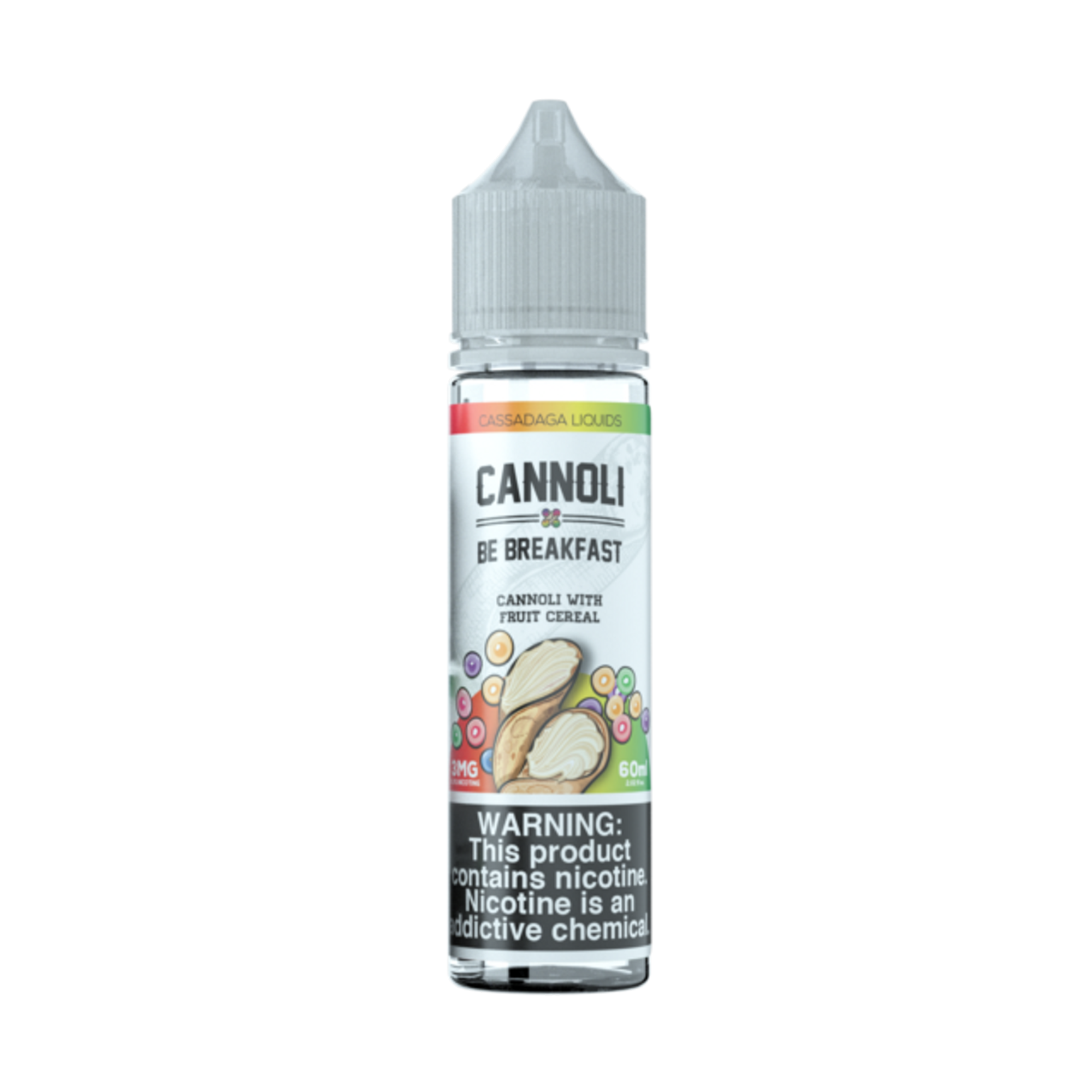 Cannoli Be Breakfast Cannoli With Fruit Cereal 6mg 60ML