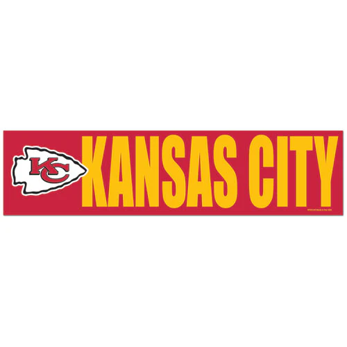 Kansas City Chiefs Bumper Sticker