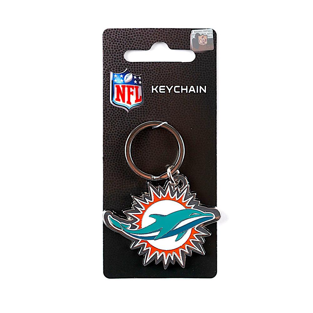 Miami Dolphins Large Premium Keychain