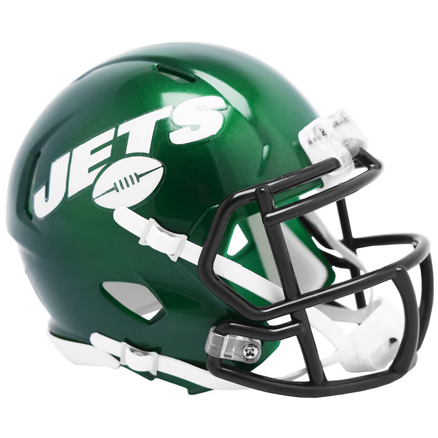New York Jets Riddell Green Speed Mini Helmet