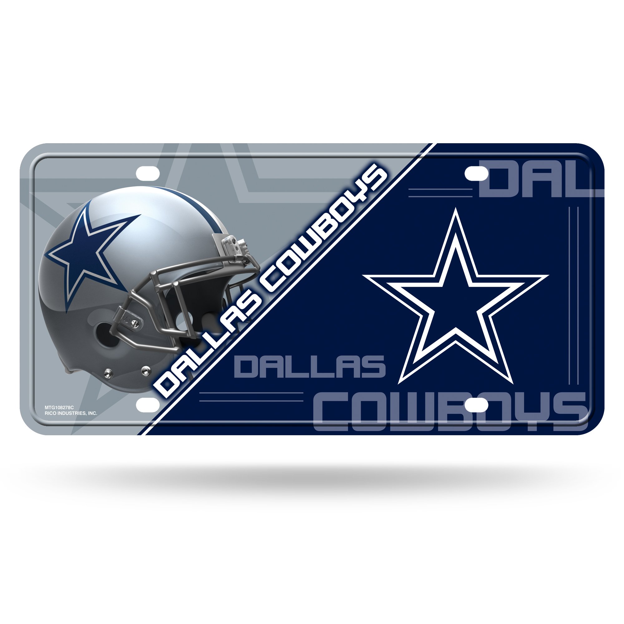 Dallas Cowboys Metal License Plate