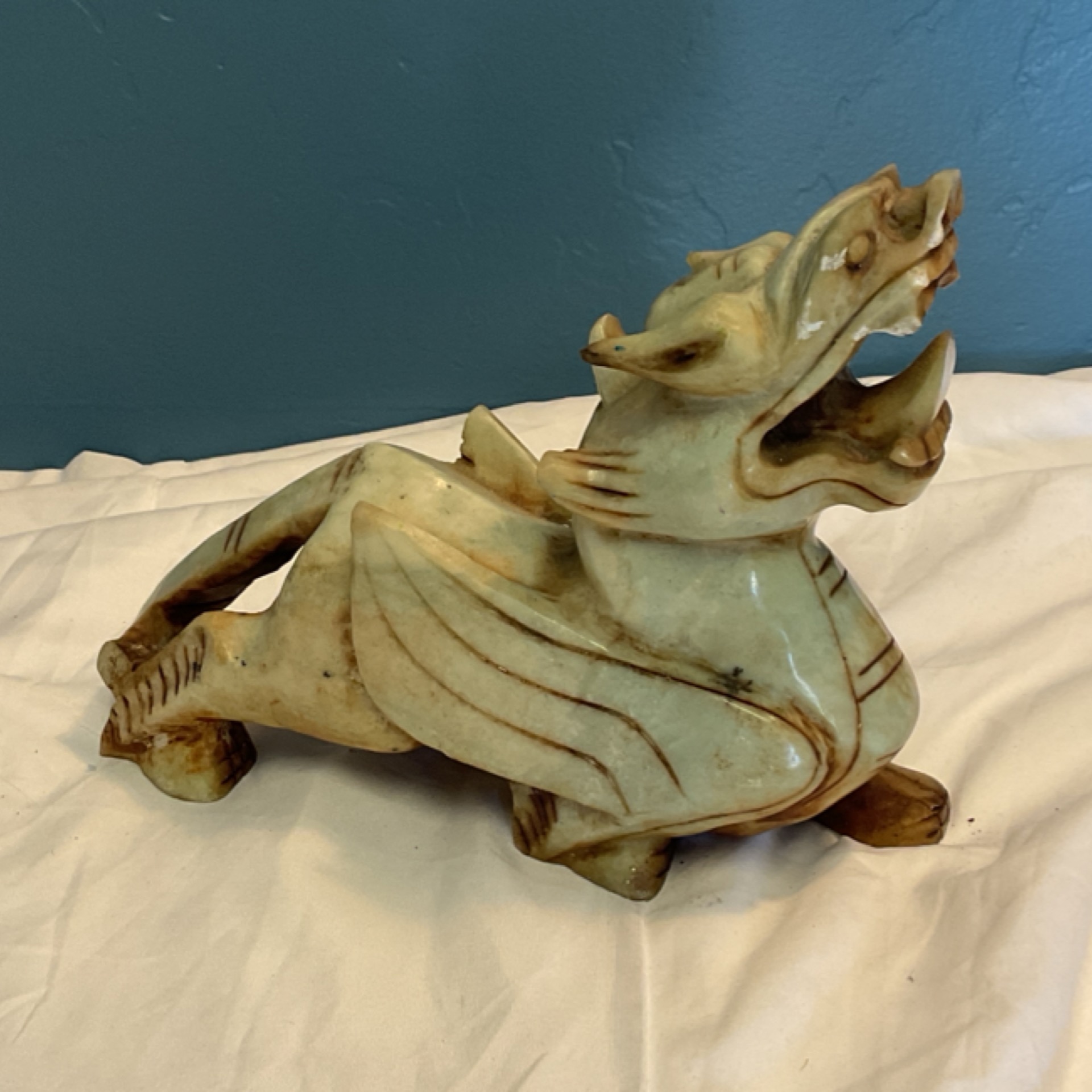 Carved Dragon Statues