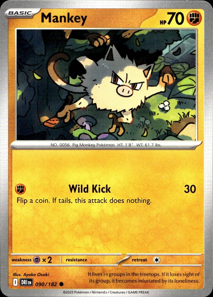 Mankey - SV10 90/182