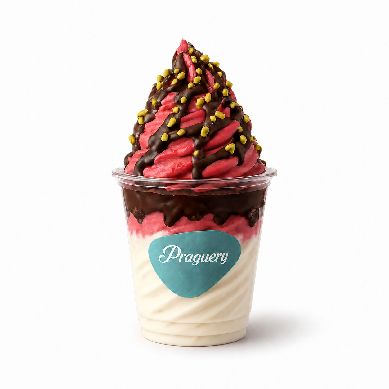 Strawberry Cream Crunch Sundae