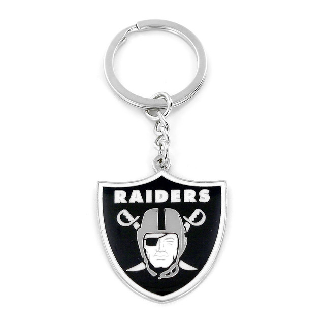 Las Vegas Raiders Metal Keychain