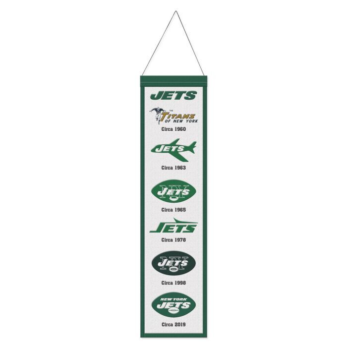 New York Jets Wool Evolution Banner 8x32"