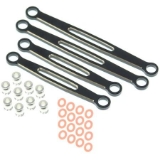 Redcat Racing RER30279 Front Links (Brass)(Black)(4 pieces)