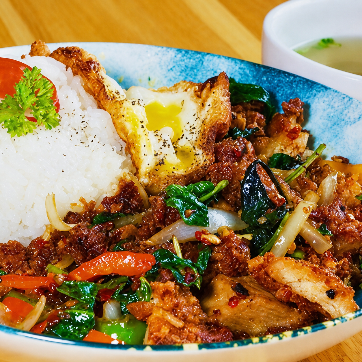 Hot Basil Crispy Chicken