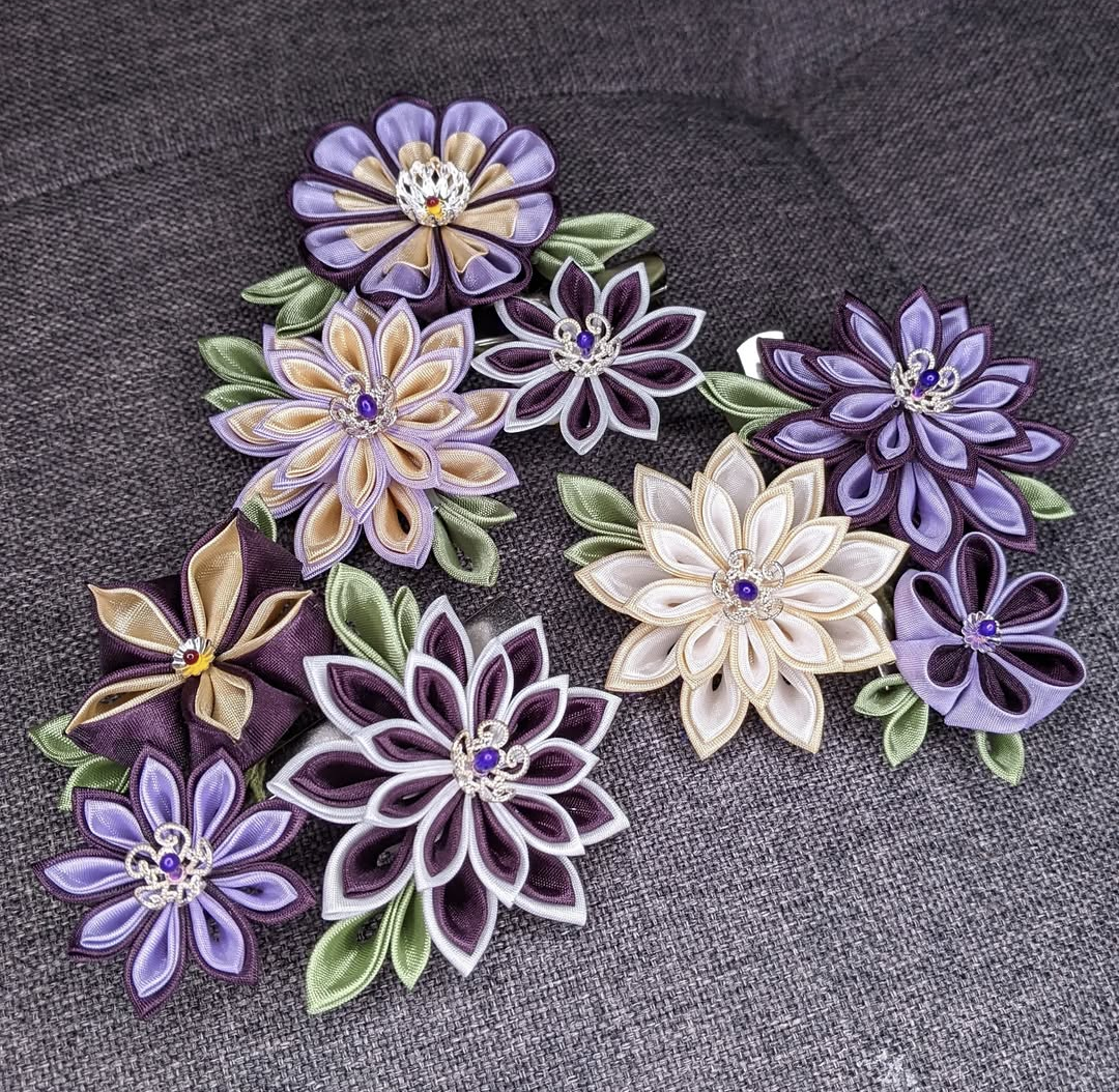 Kanzashi Flower Ornament Workshop on August 16