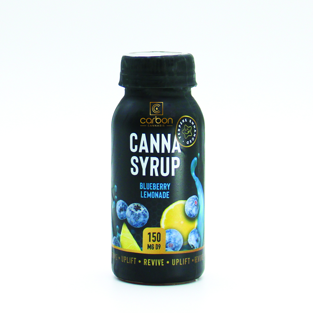 Carbon Cannabis Canna Syrup 150mg - Blueberry Lemonade