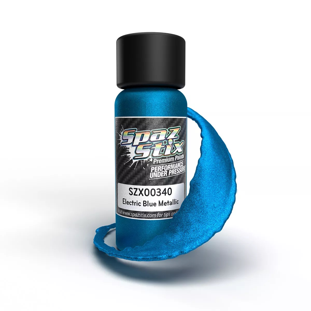 Electric Blue Metallic Airbrush Paint 2oz 00340