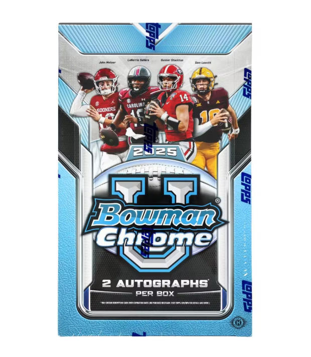 2025 Bowman Chrome U Football Hobby Box img