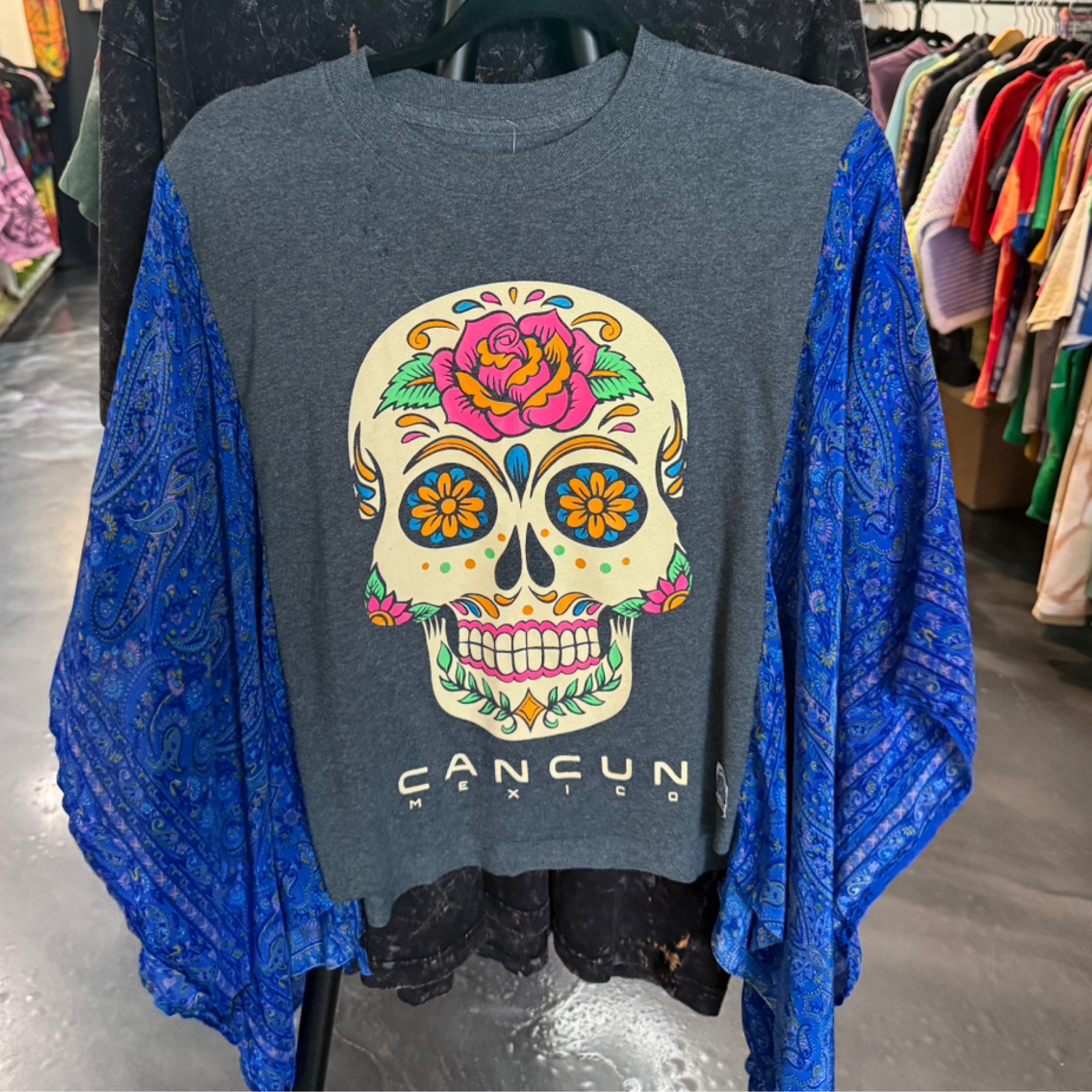 Sugar Skull Scarf Tee Mashup Ascension Society