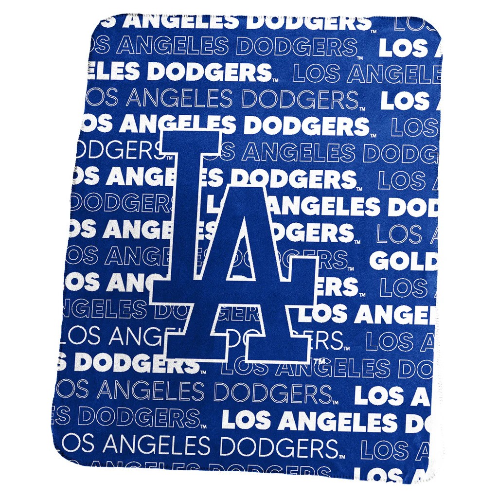 Los Angeles Dodgers Logo Brands Classic Fleece Blanket - 50x60"