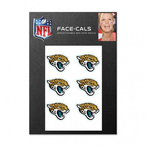 Jacksonville Jaguars Face Cals Tattoos