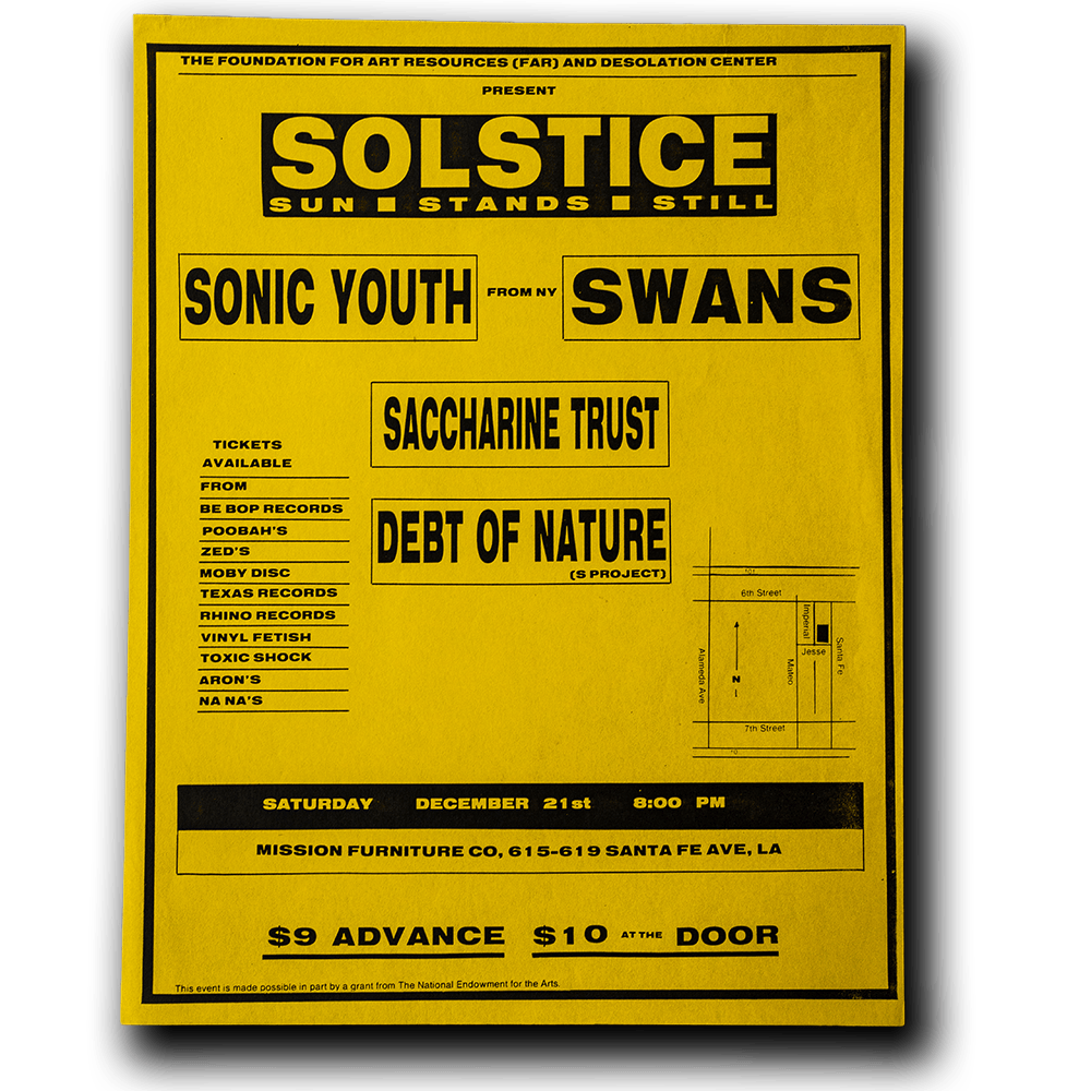 Sonic Youth -- Solstice [Handbill]