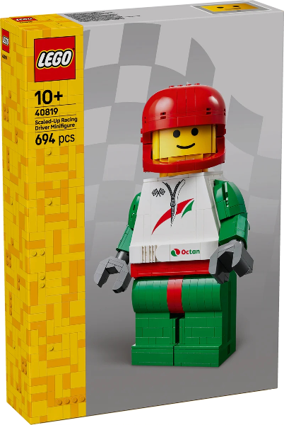 40819 Up-Scaled Racing Driver Minifigure