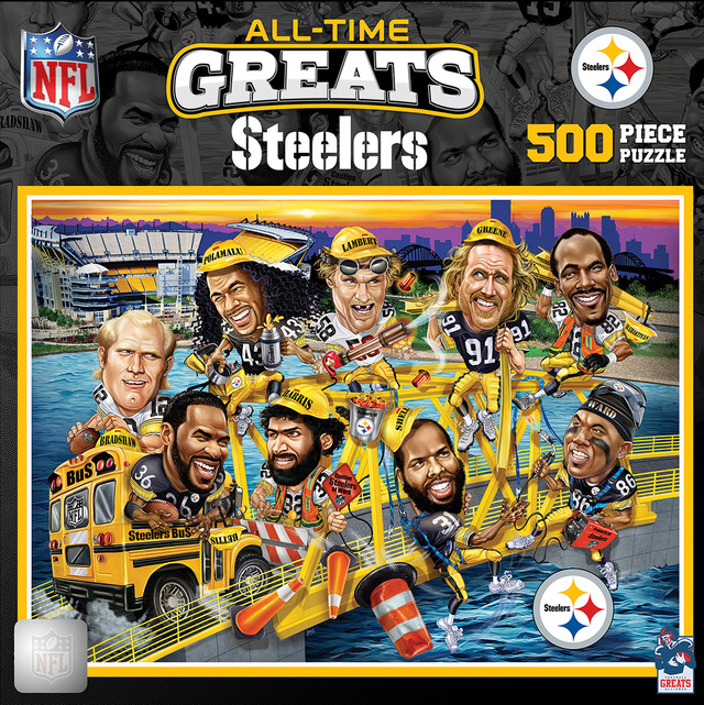 Pittsburgh Steelers All-Time Greats Puzzle 500ct