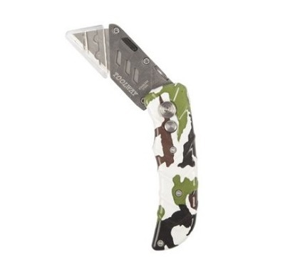 UTILITY KNIFE HD FOLDABLE LOCKING CAMOUFLAGE