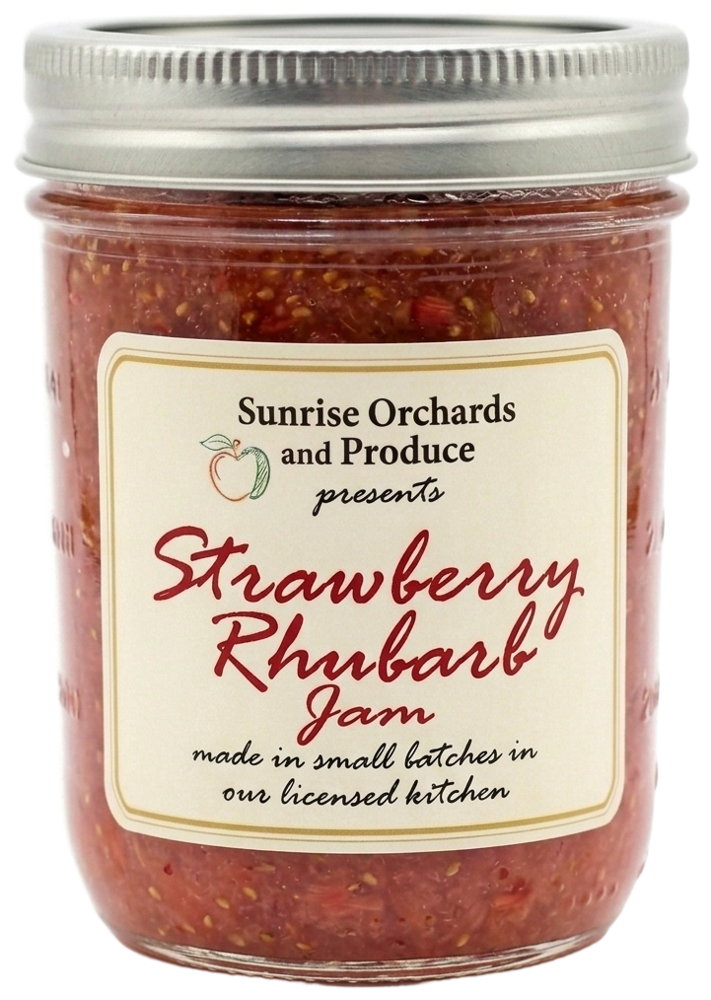 Confiture fraises et rhubarbe