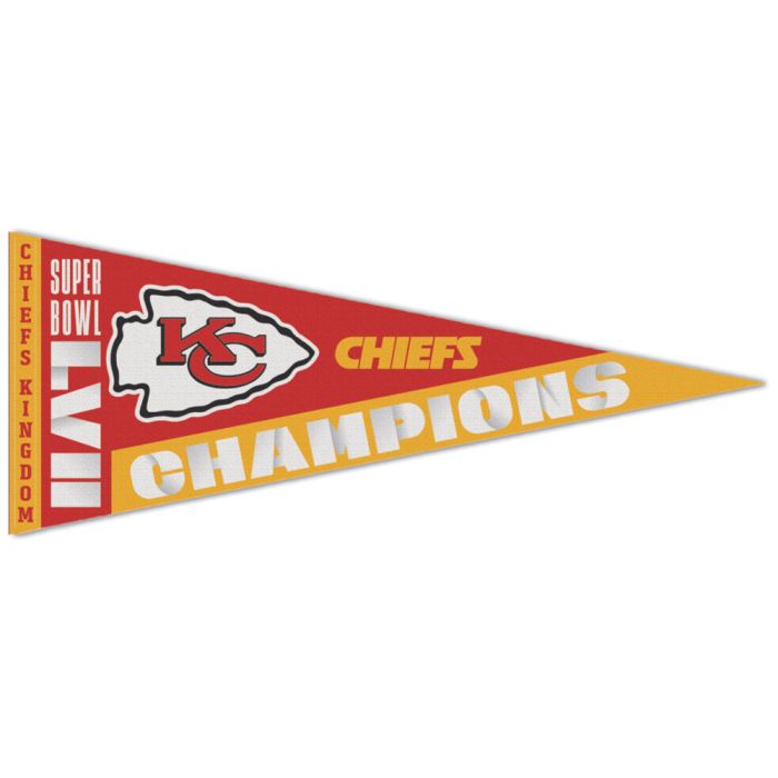 Kansas City Chiefs Super Bowl LVII Champions Premium Pennant 12x30"