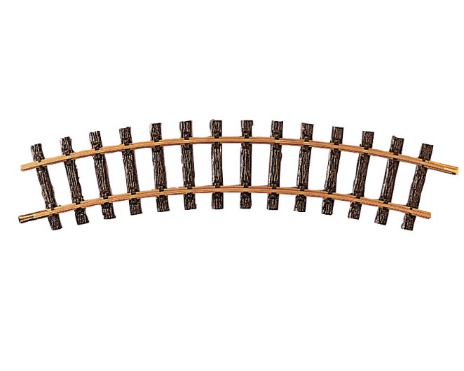 Curved Track, R2, 30° L15000 G Scale