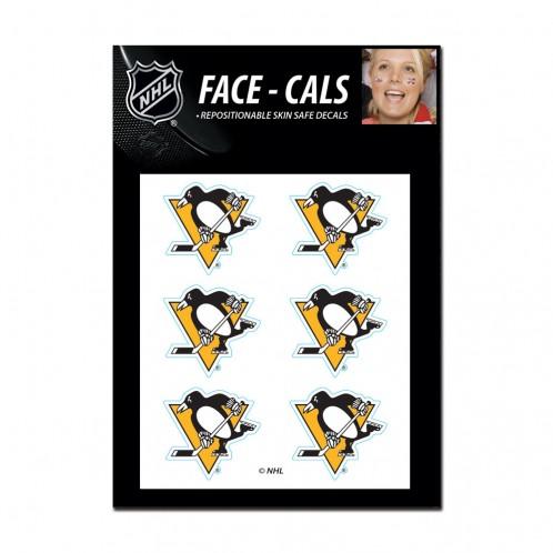 Pittsburgh Penguins Face Cals Tattoos