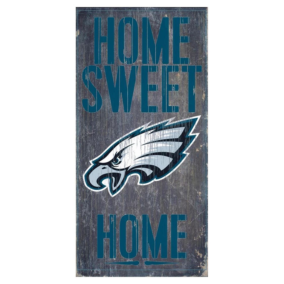 Philadelphia Eagles Wood Home Sweet Home Sign 6x12"