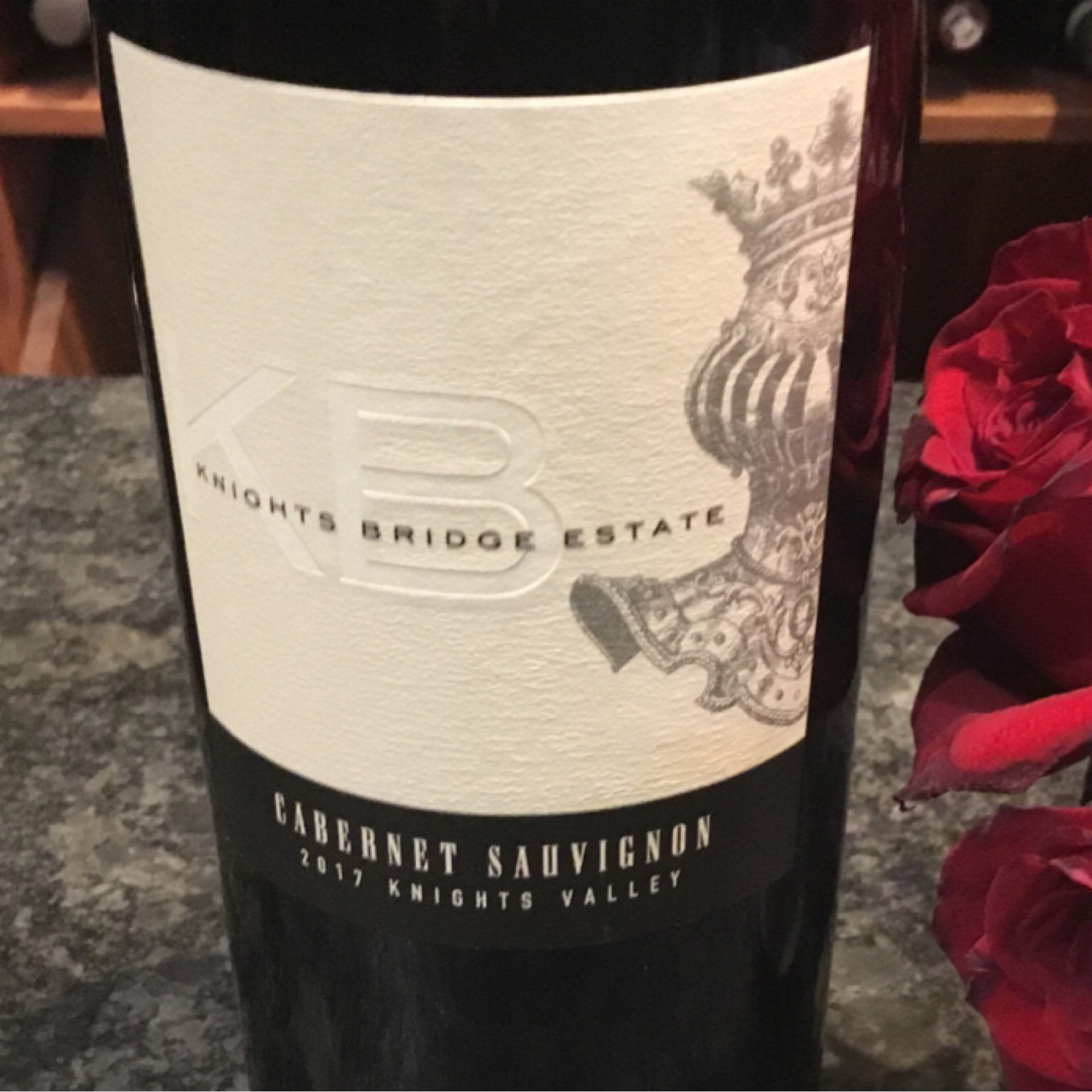 Bottle of Knight’s Bridge Estate Cabernet Sauvignon - 2017 available at Ashburn Wine Shop