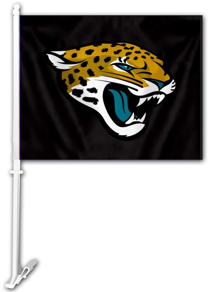 Jacksonville Jaguars Car Flag