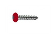 #6x5/8" Pan-Head (Square) Metal Screw Dark Red