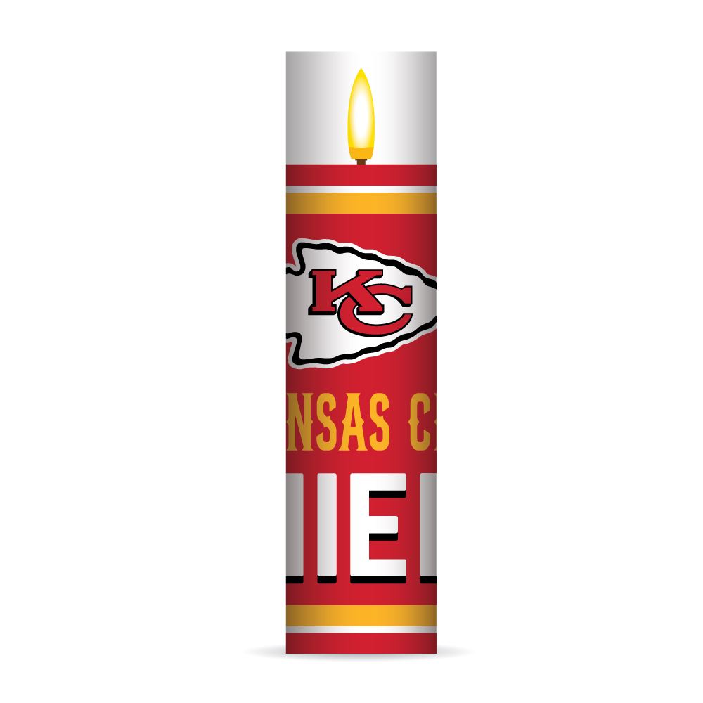 Kansas City Chiefs Electronic Candle