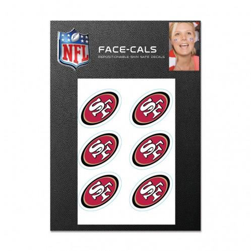 San Francisco 49ers Face Cals Tattoos