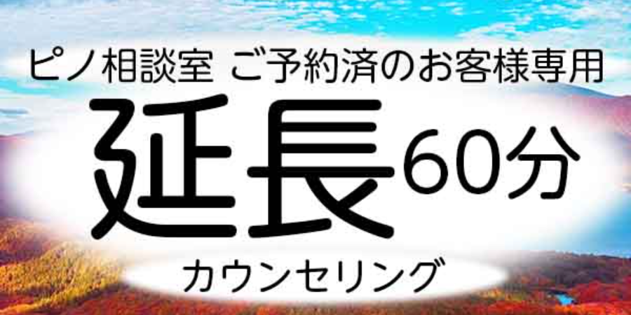 カウンセリング延長60分