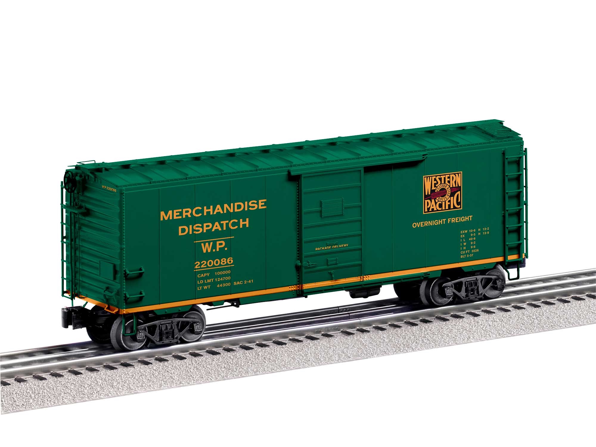 Lionel Western Pacific Vision Boxcar O Scale #220086 2126420