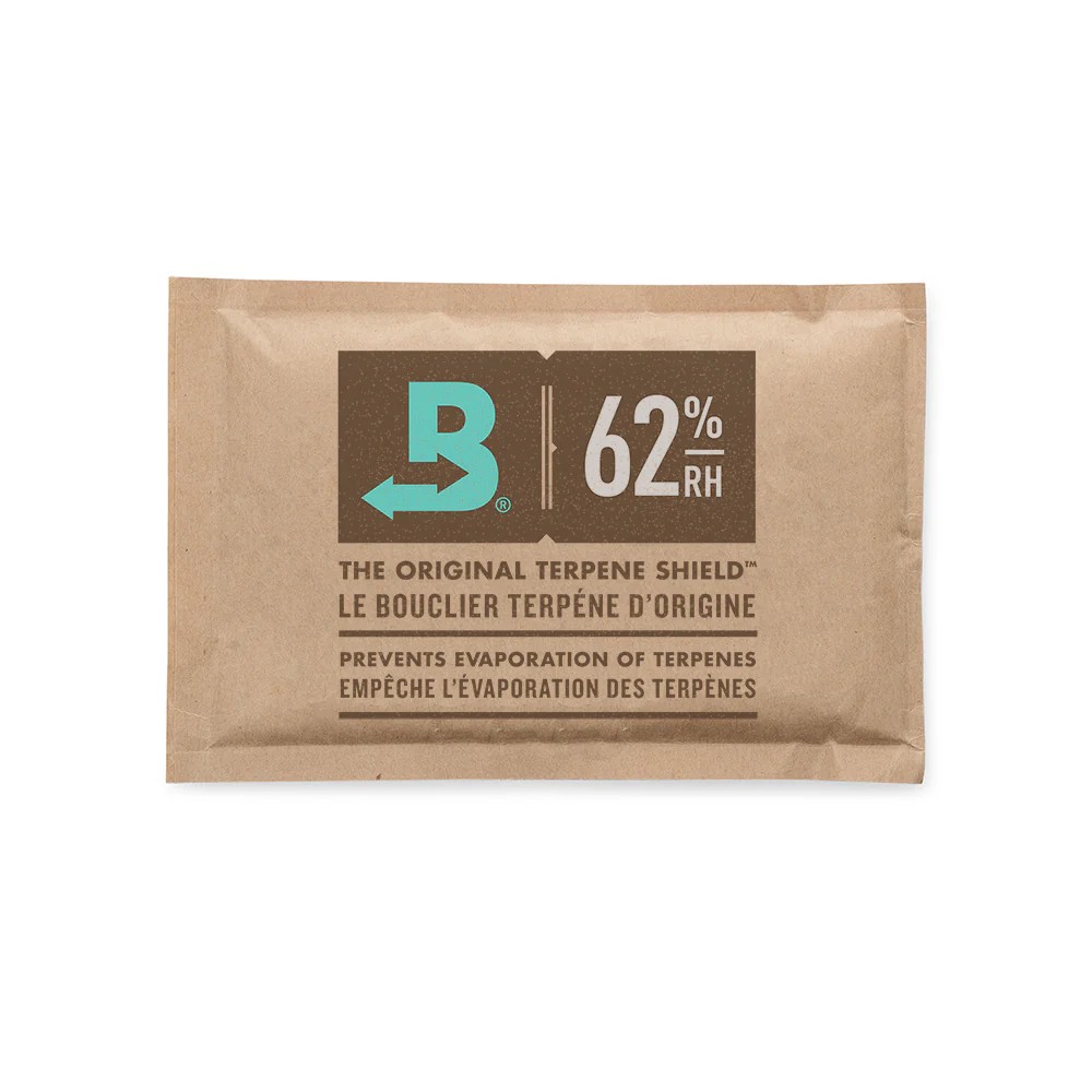 Boveda 62 Percent RH Long Lasting 2 Way Herbal Humidity Control Pack Protecting Up to 1 Pound of Herbs - Regular
