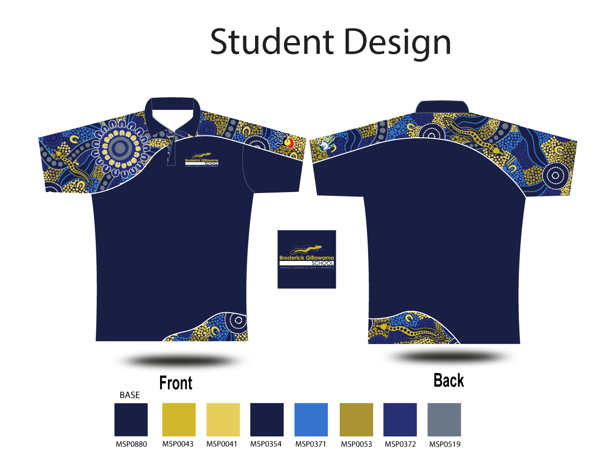 BGS - Student Indigenous Short Sleeve Polo PRE-ORDER