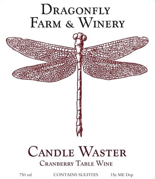Cranberry Candle Waster Wine