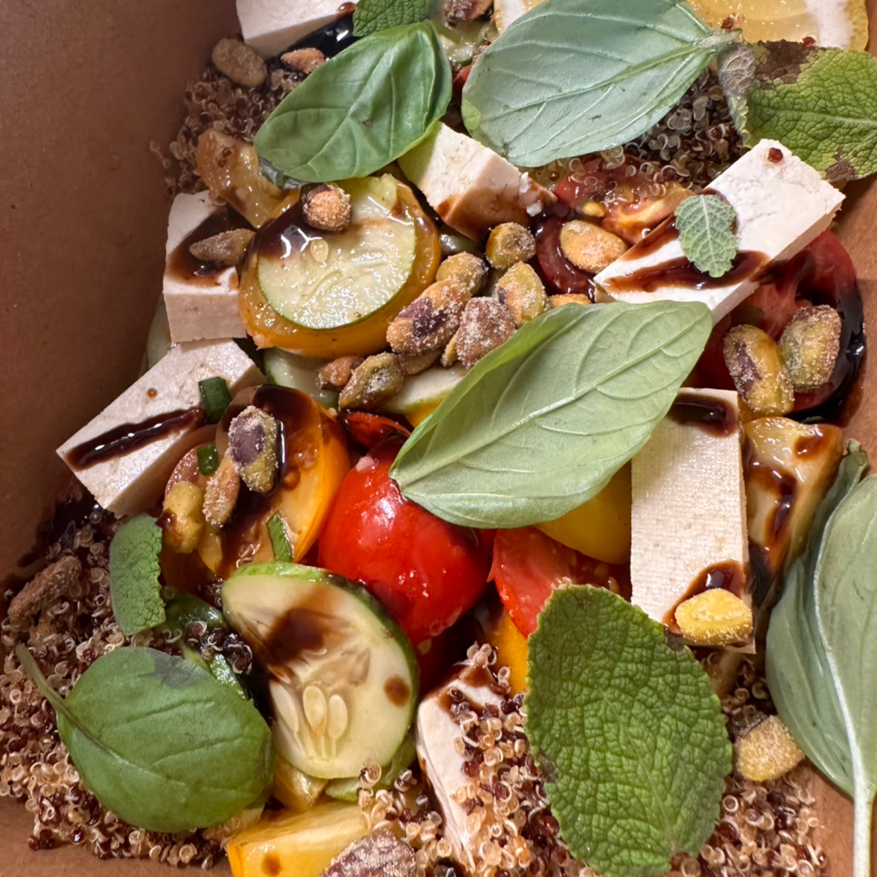 11. Grilled bok choy & Heirloom Tomato conserva