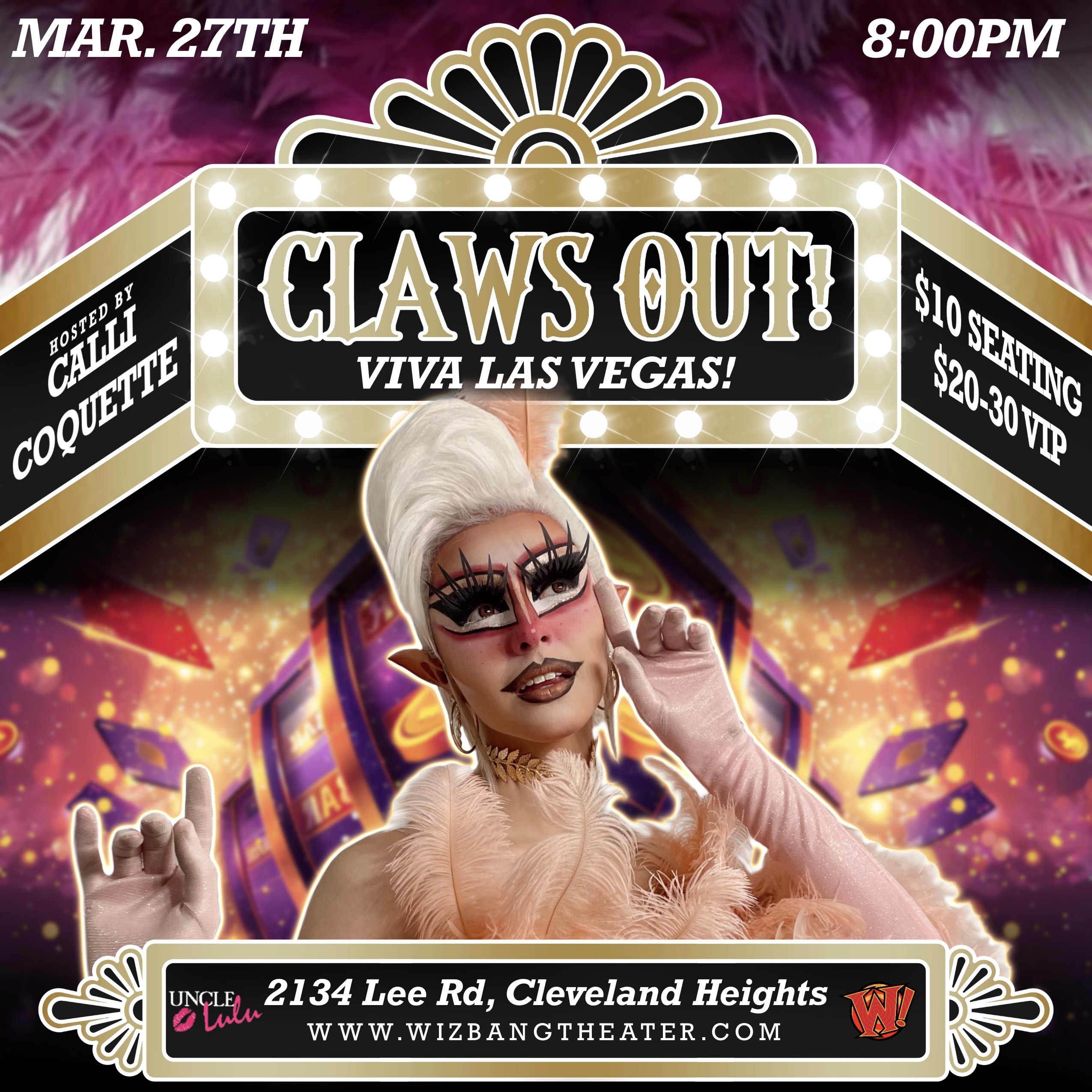 March 27th Claws Out! Viva Las Vegas