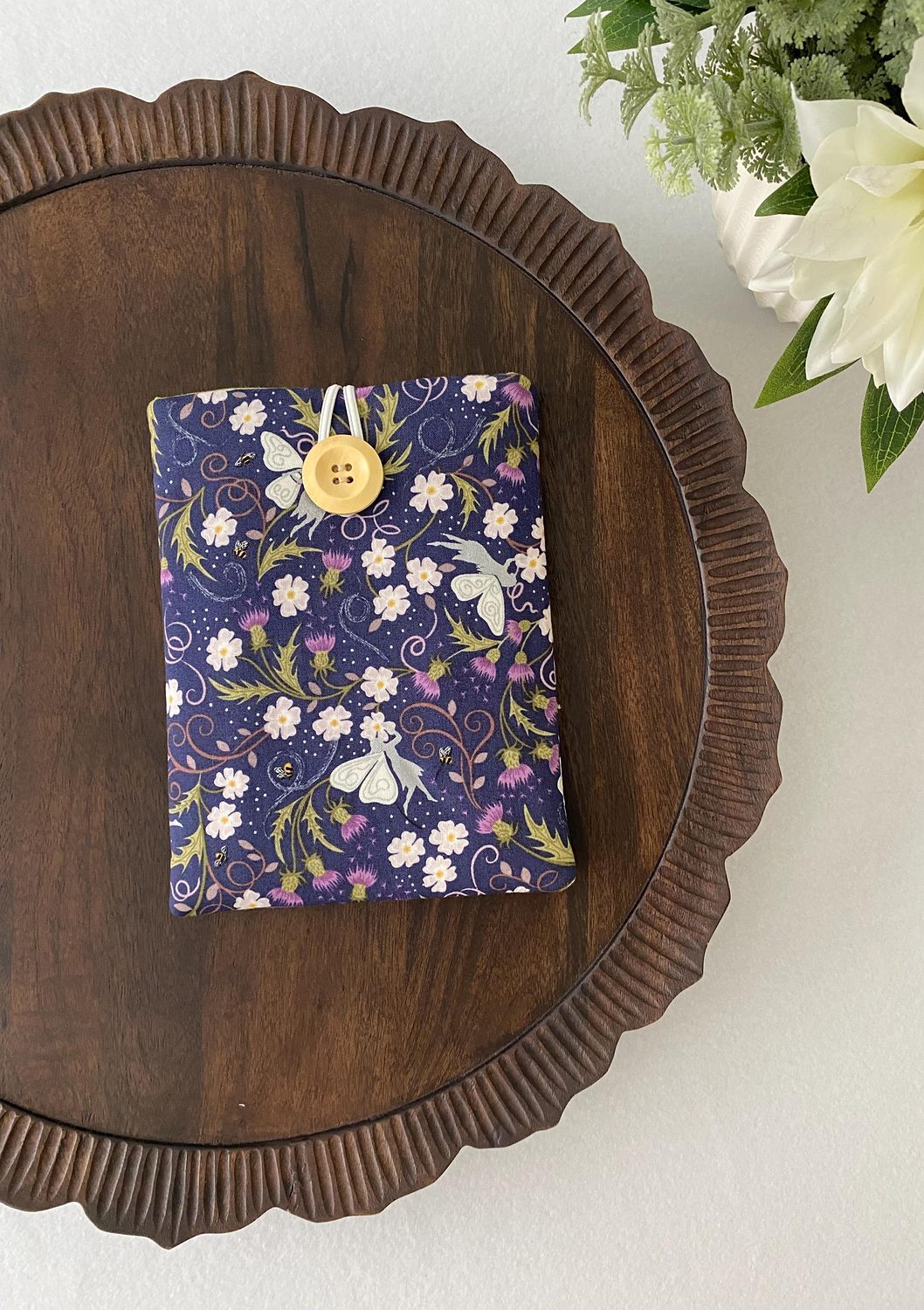 Kindle Paperwhite Cover – Purple Fairies – handmade kindle paperwhite cover