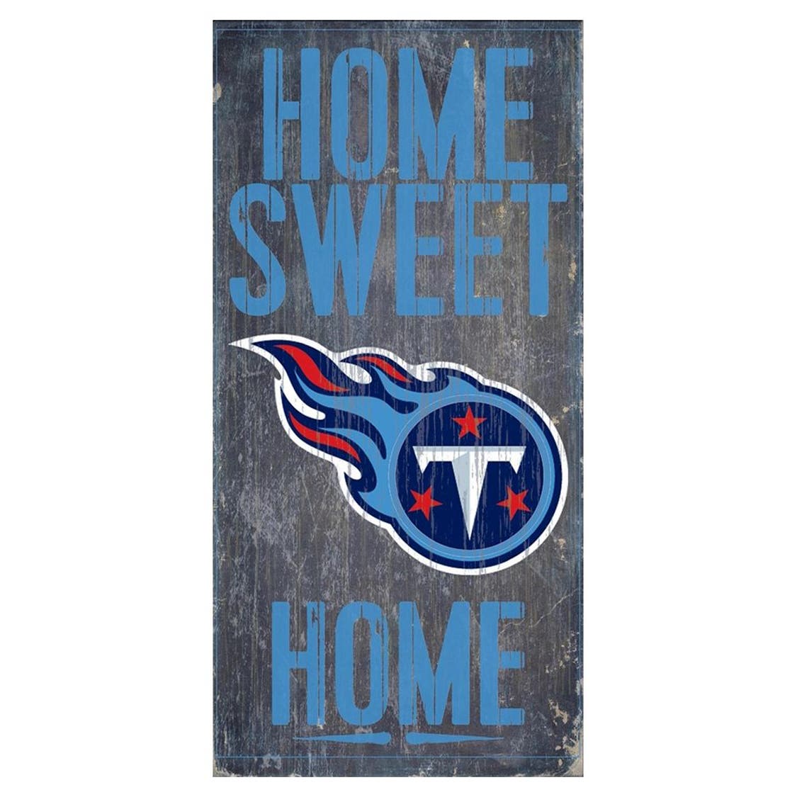 Tennessee Titans Wood Home Sweet Home Sign 6x12"