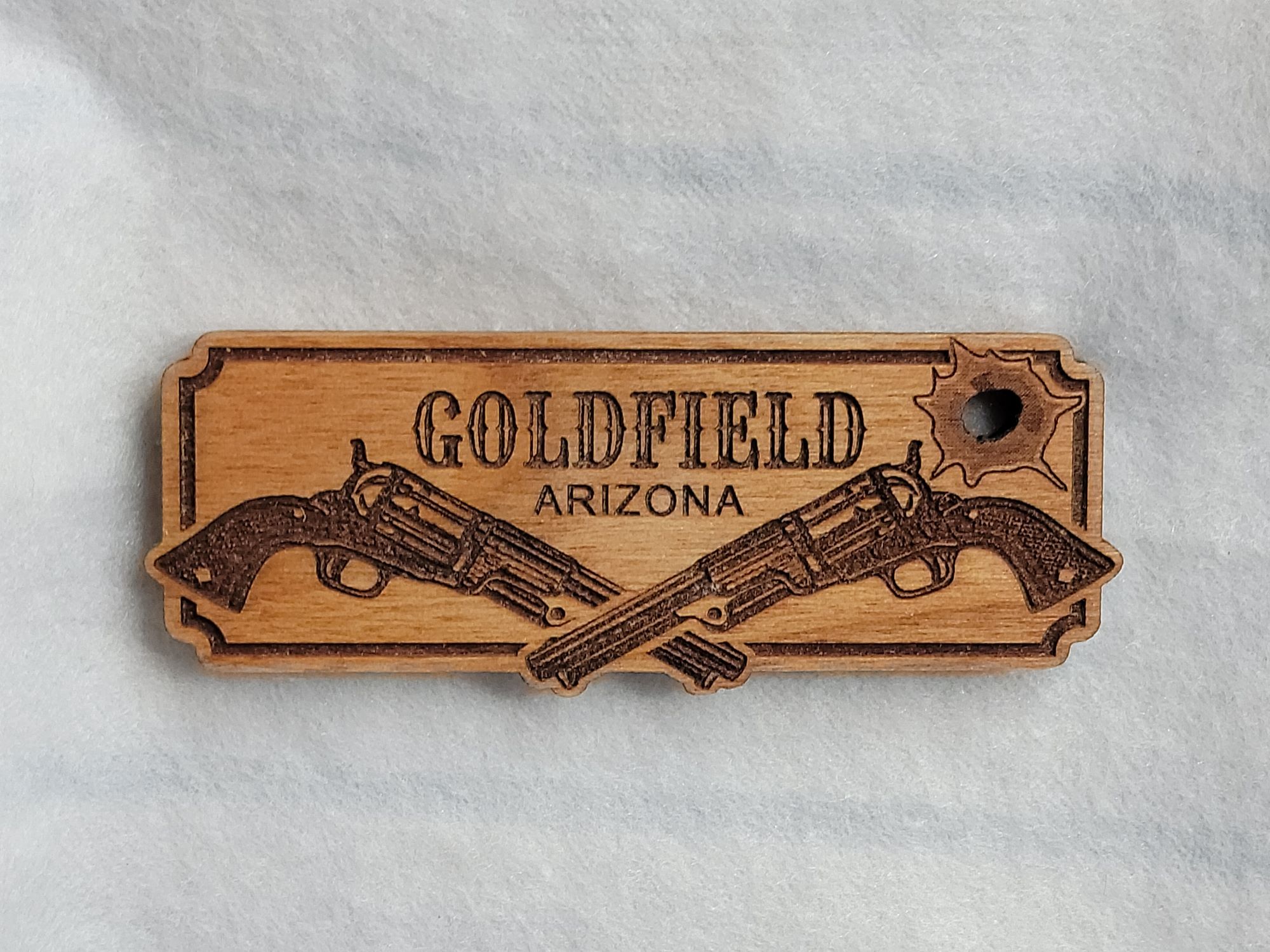 Mag-Rect Goldfield w/2 pistols and bullet hole #5